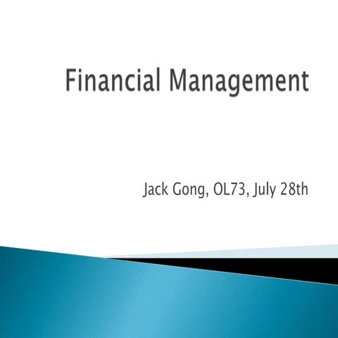 Building a Strong Financial House (stand alone) | PPTX