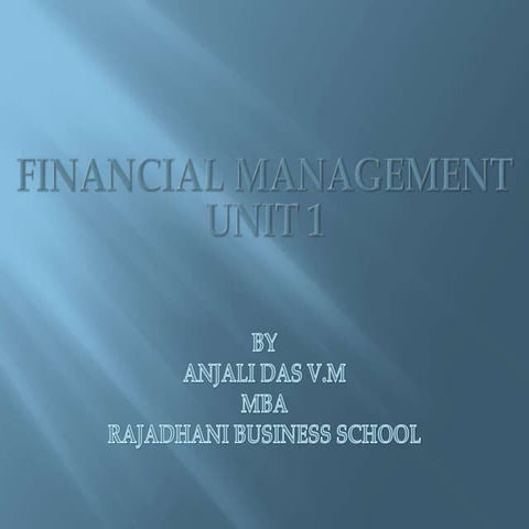 Financial statement analysis