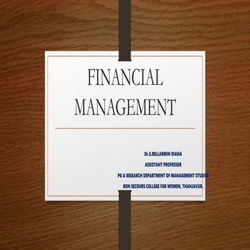 Financial management