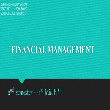 Financial management- Goals and Objectives of financial management-MBA ...