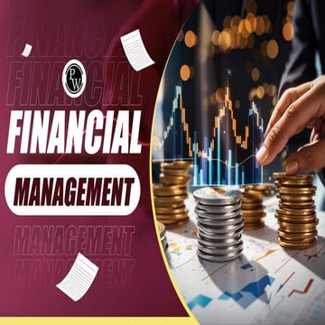 INTRODUCTION AND BASIC CONCEPTS IN FINANCIAL MANAGEMENT