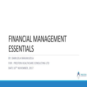 Financial management essentials 