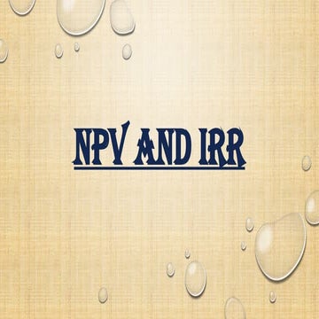 Financial Management Presentation Pptx