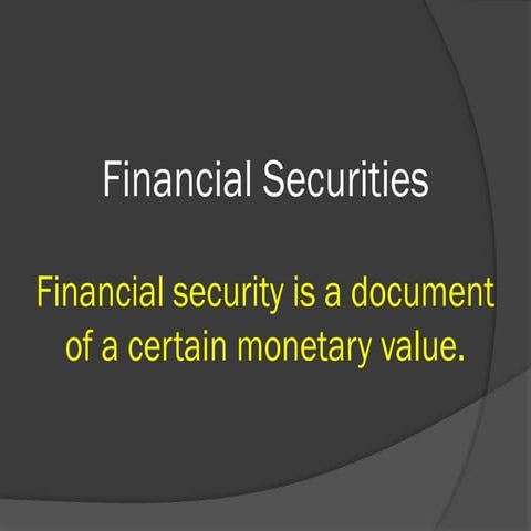 FINANCIAL MARKET.pptx finance,drivatives