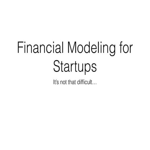 Financial model