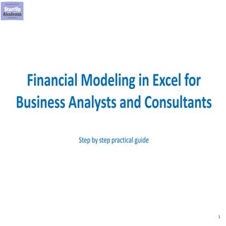 Financial modeling in Excel for Bus...
