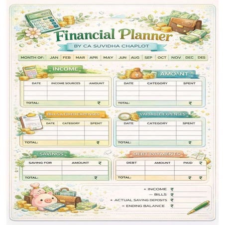 FINANCIAL PLANNER 2.pdf Financial Planner - Track Your Income, Expenses ...