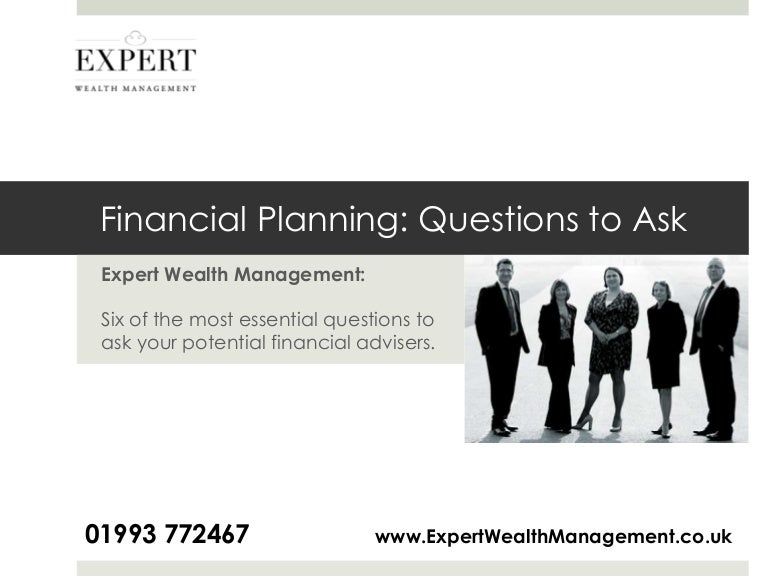 Financial Planning Questions To Ask Your Advisers