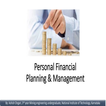 Personal Financial planning & Management