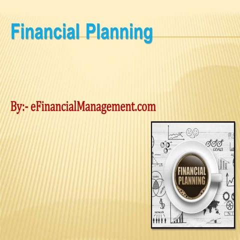 Financial Planning
