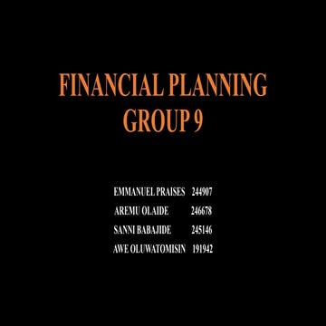 Comprehensive Financial Planning in Project Management: Strategies and ...