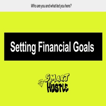 Financial planning   lesson 2 - 