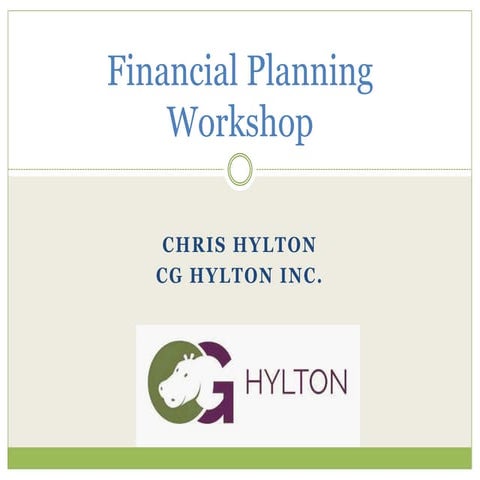 Financial planning 1