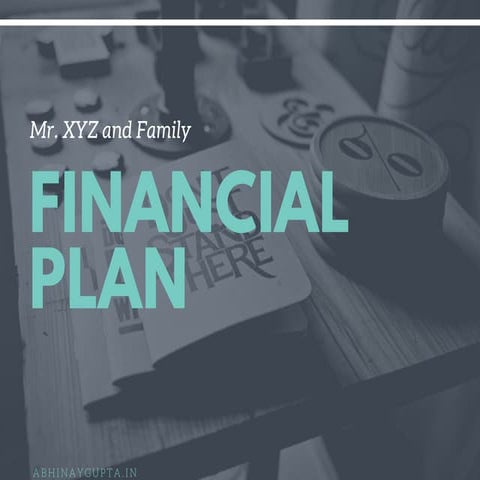 A simple and revolutionary financial plan report that does something simple.