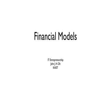 Financial Models
