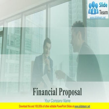 Financial Proposal PowerPoint Presentation Slides