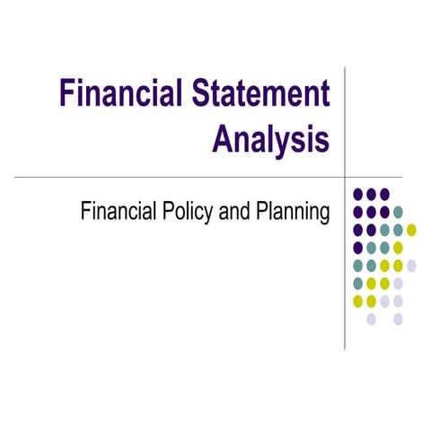 financial statement  ratio analysis .ppt
