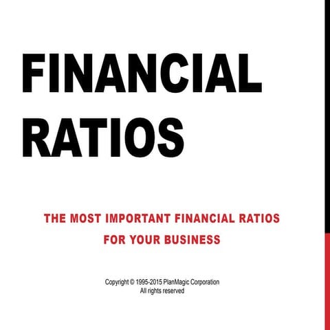 Financial ratios Part 1
