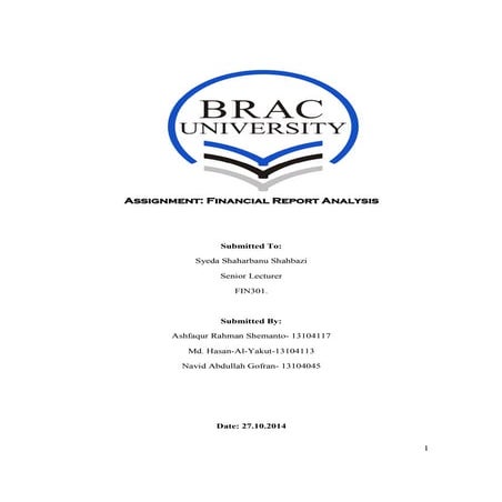 Financial Report Analysis of Berger Paints Bangladesh Limited (BPBL)