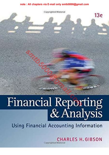 Financial Reporting and Analysis 13th Edition by Gibson Test Bank.pdf
