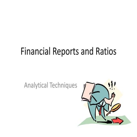 Financial reports and ratios