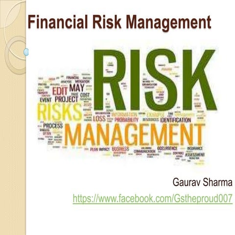 Financial risk management