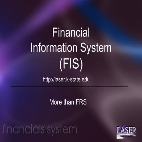 Financial Information Systems | PPTX