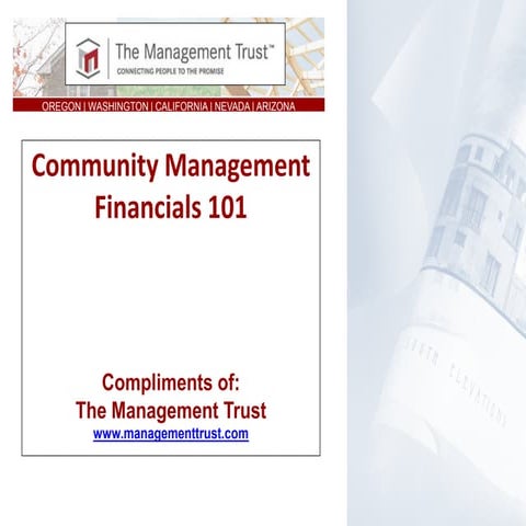 The Management Trust "Financials 101" ebook