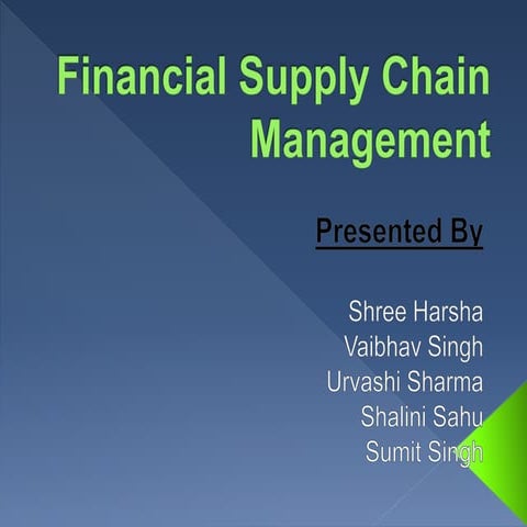 Financial scm (final)