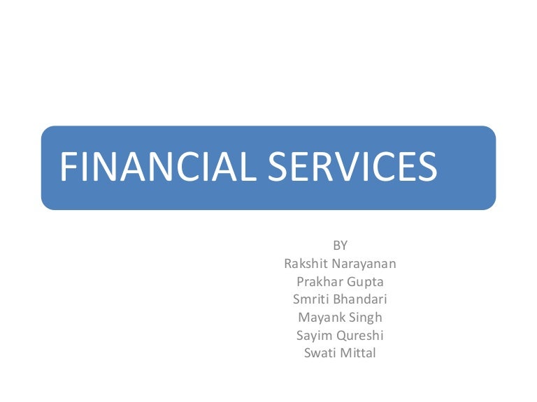 Financial Services ppt 1