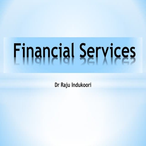 Financial services 