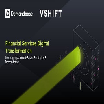 Financial Services Digital Transformation Webinar Slides
