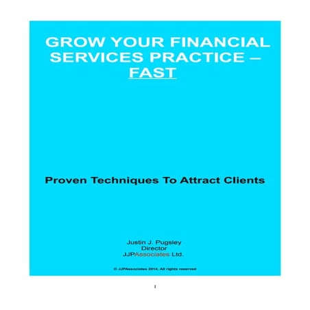 Grow Your Financial Services Practice – Fast