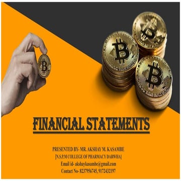 Financial statement