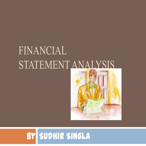 Financial statement analysis