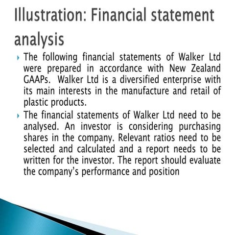 Financial statement analysis