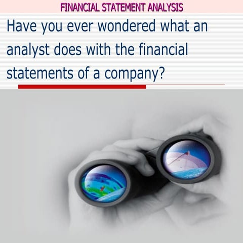 Financial Statement Analysis