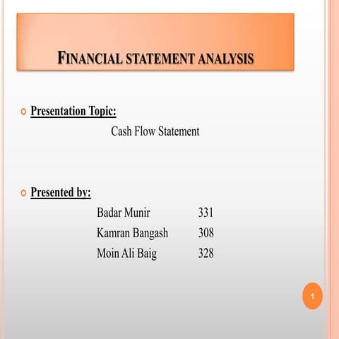 Financial statement analysis1 orignal