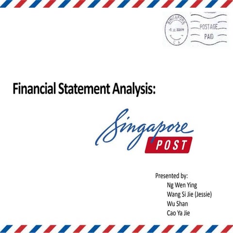 Financial statement analysis of sing post (part 2)