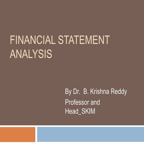 Financial statement analysis types & techniques