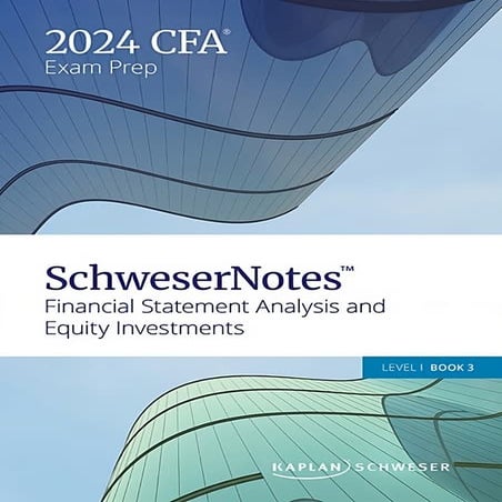 Financial Statement Ananlysis - CFA Level 1.pdf