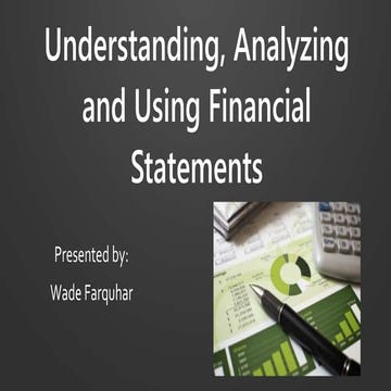 Financial Statement Analysis Presentation