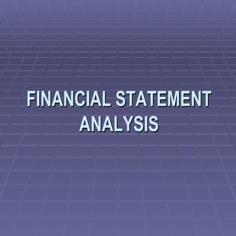Financial Statements