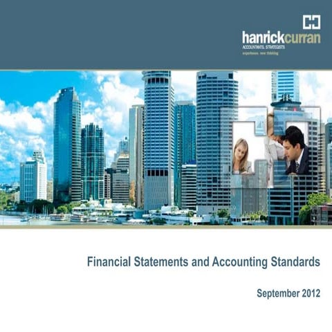 Financial statements & accounting standards update sept 2012