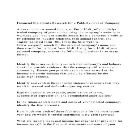 Example Financial Statements For Public Companies – NCBTHC