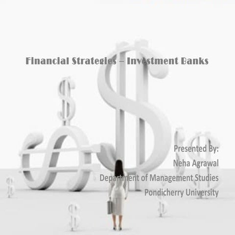 Financial Strategies of Investment Bank