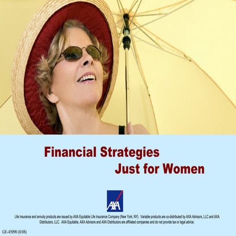 Financial Strategies Just For Women