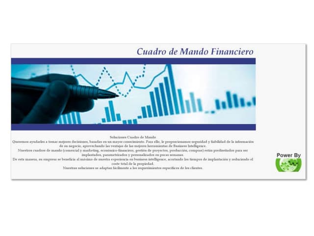 Los Indicadores Financieros más relevantes.