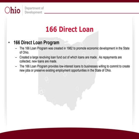 Direct 166 Loan Program