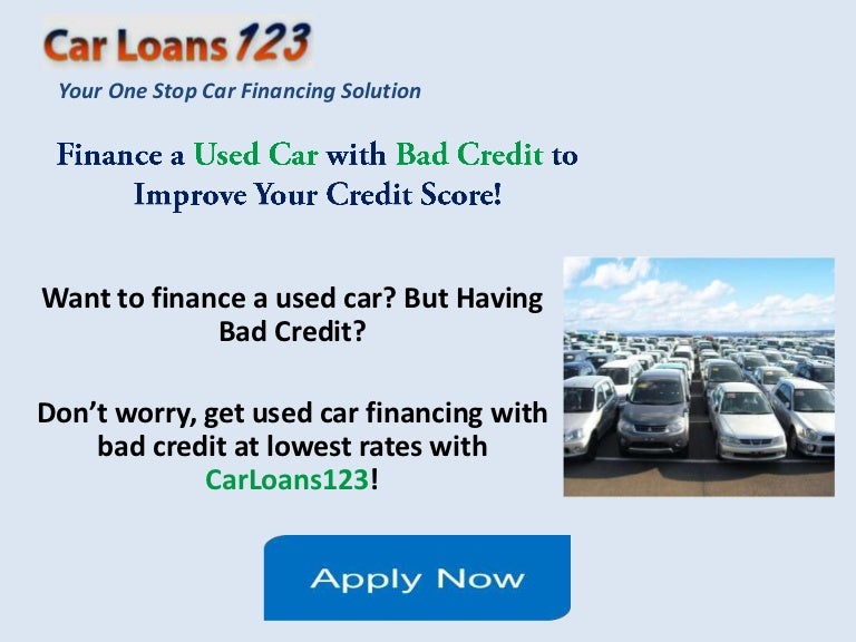 i want to buy a car with bad credit